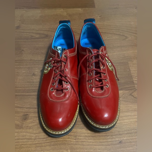 INCI FATIH Mens Red  leather lace up shoes main image 8